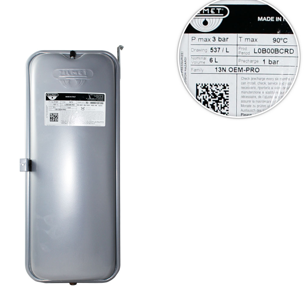 Vaso expansion Arca Lownox Pixel 26FX CL5 (6L-3/8m) – VES0900P