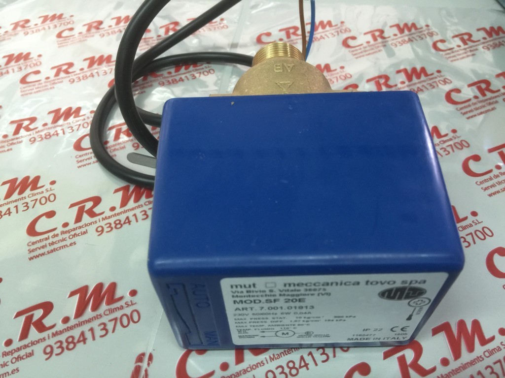 VALVULA TRES VIAS MUT 3/4M sin micro Compatible con Lamborghini V2683 - Roca 147054230 - Fagor MU0105000 - Ferroli 39822590 - Step VAL0201P1 - 700101913