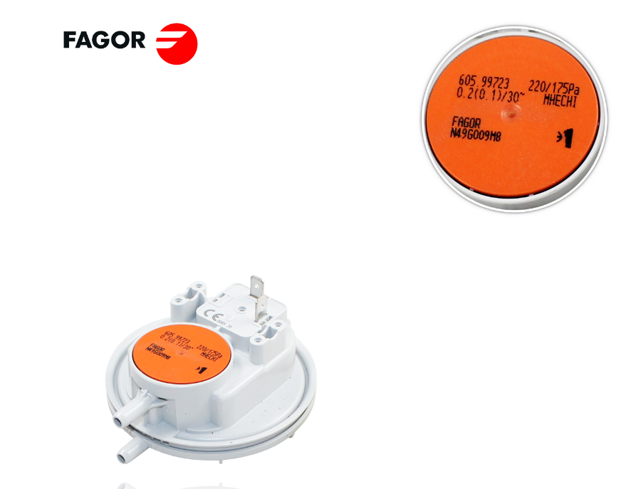 Presostato Aire Fagor Ce30E - Fe26E - Fe30E - Fes28Ae (Huba 220-175Pa)