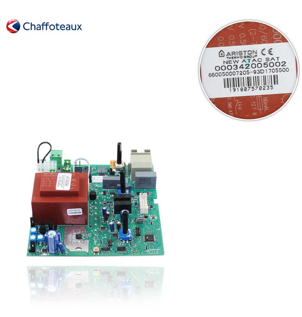 CIRCUITO IMPRESO ELXIA CONFORT PLACA ELECTRONICA CHAFOTEAUX ELEXIA CONFORT - MC2 - CALIDRA - MAYA (EX 61308724 - 61307766 ) – 60000571
