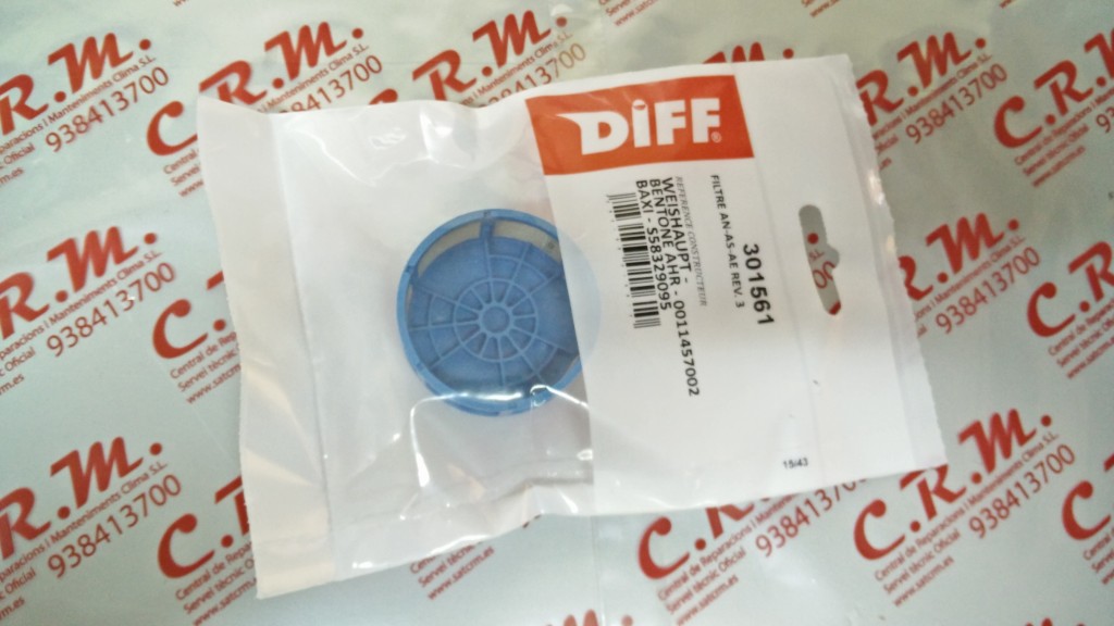 Filtro bomba gasoil Suntec AN/AS/AE/AP rev.3 quemador Bentone - Baxi - Weishaupt (301561 - 83283153015610) – MANT005