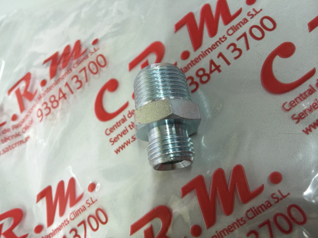 NIPLE GASOIL 1/4M x 3/8M Cónico Recto – 602340