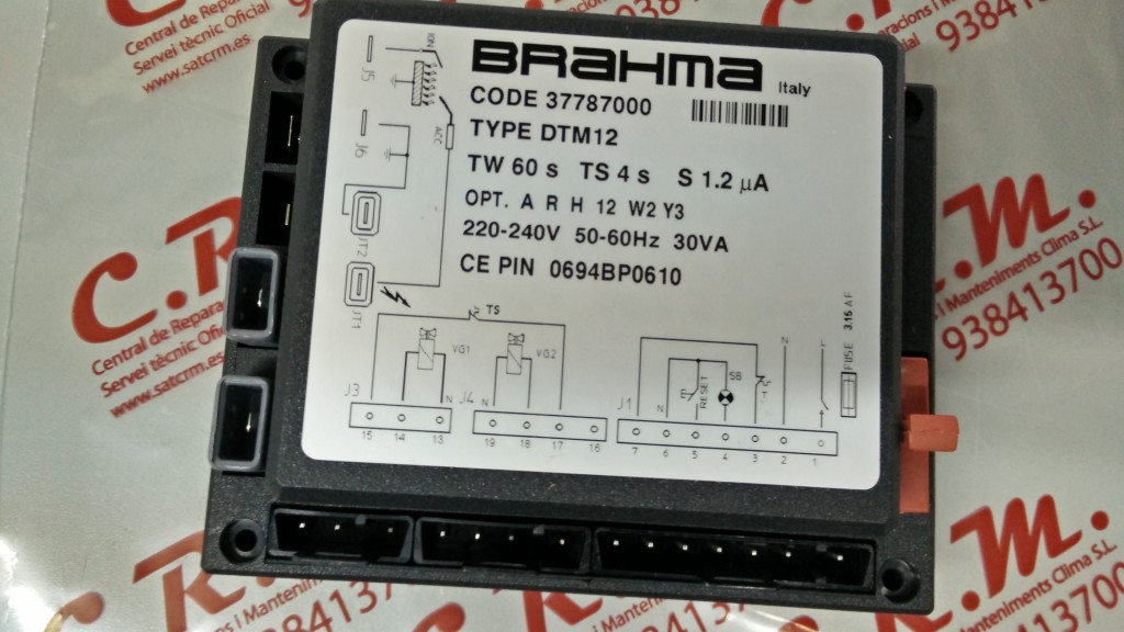 Centralita Sime Brahma DTM12 - RMG MK II
