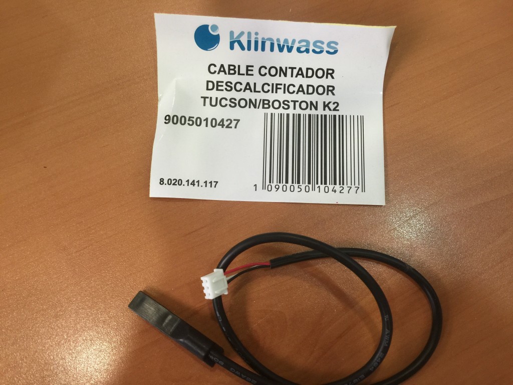 Cable contador descalcificador Klinwass Tucson Boston K2 (9005010557 9005010404)