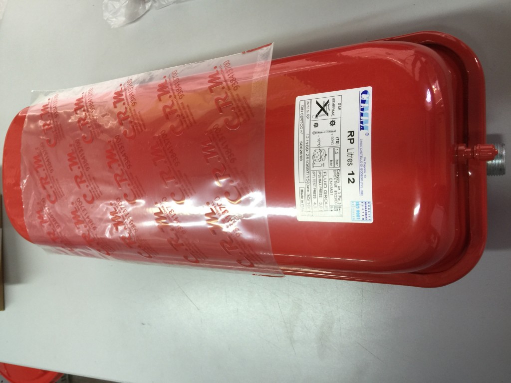 Vaso expansion Lasian rectangular rojo (12L-3/4)