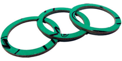 Junta de fibra verde de Potermic para radiador hierro 1″1/4” 56 x 42 x 1 mm