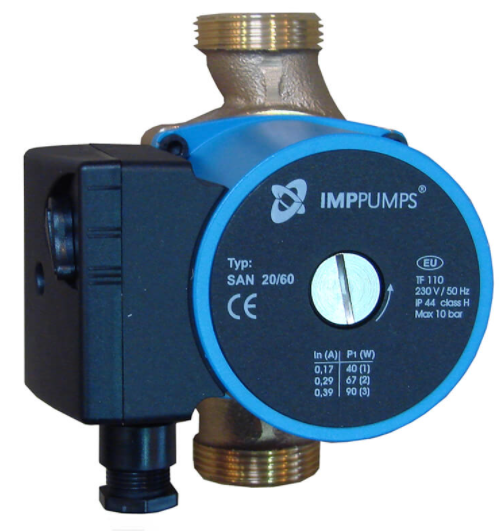 BOMBA CIRCULADORA IMP PUMPS 3 VELOCIDADES GHN 32/70-180 COMPATIBLE CON GRUNFOS UPS 32/70-180 Y WILO STAR RS 30/7 (2") – 979521983