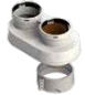 ADAPTADORES BIFLUJO COMP. DE CONDENSACIÓN FIG (PP) (COMPATIBLE CON BERETTA, MHG Smartline) Ø80 – 8ADBBEP15