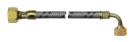 Latiguillo RECTO CURVO 90º GOK CON CONEXIONES ROSCADAS H-H para quemador de gas-óleo (Conexión (mm): 3/8”H x 3/8”H 90º, Long. (mm): 1000) – 12-099-00