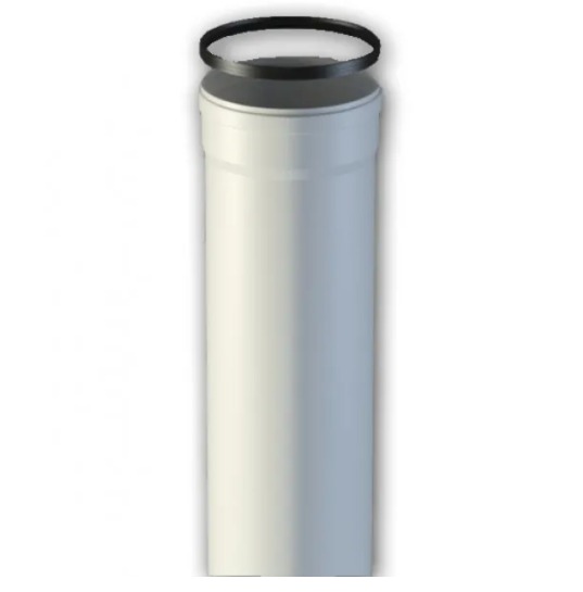 Tubo salida de humos simple en polipropileno para caldera de condensación 1000 mm 80 FIG – 8-1000MH5