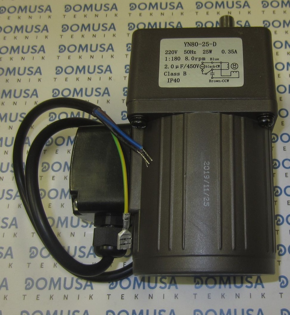 Motor domusa Bioclass NG16-NG25-NG43 25W-1/180 sinfin alimentador principal