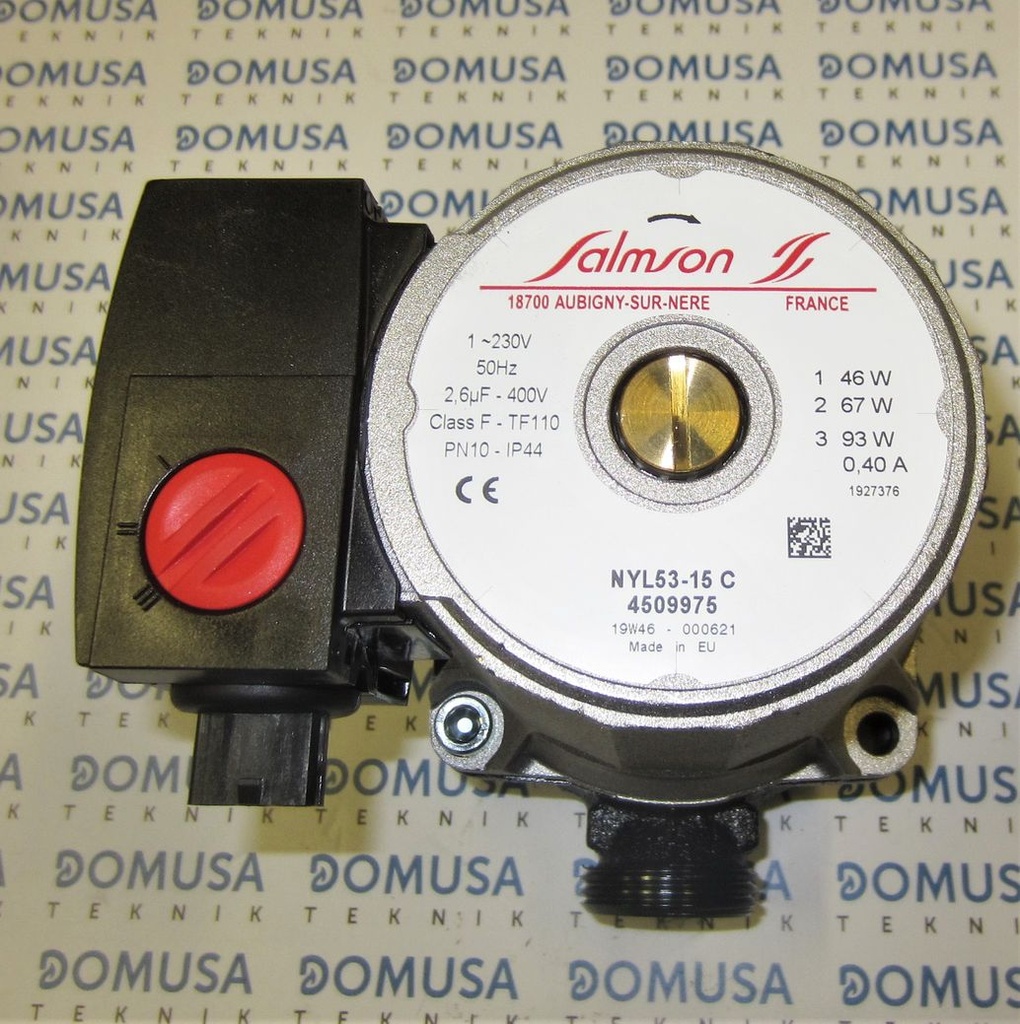 Bomba agua Domusa DS-Matic NYL 53-15 superior e inferior 1 Salmson, Wilo (motor compatible)