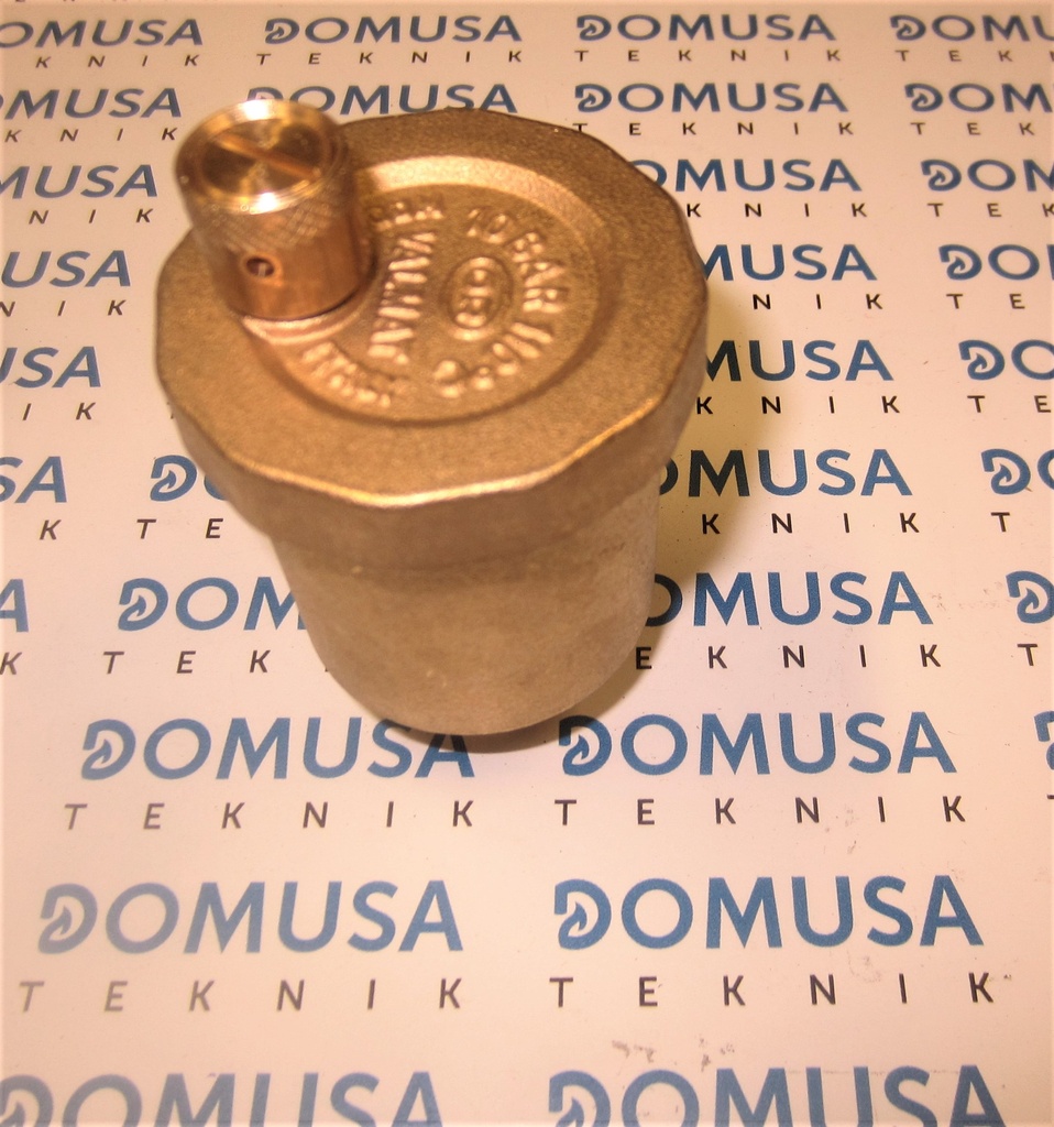 Purgador Domusa minical con rosca 3/8" + tapon seguridad higroscopico aquastop (RFOV000024)
