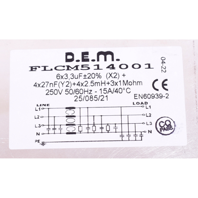 FILTRO ELECTRICO THERMOR