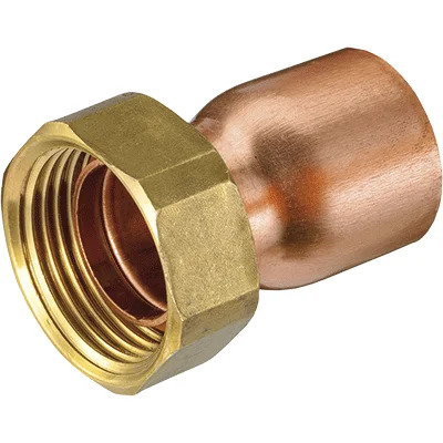 Enlace tuerca loca soldar cobre 18mm x 1/2" HH gas Waft 359GCU precintable