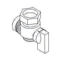 GRIFO BOLA 1/2 90° PMI ALTAIS 122132360 BAXI ROCA