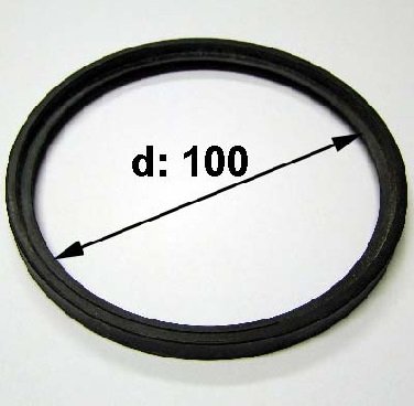 Junta Ø100mm HR-EPDM negra MG 27295 – 557A0106