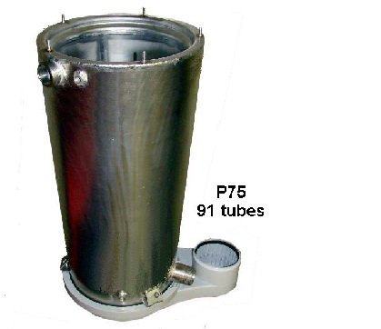 Intercambiador P75 + bandeja condensados PP