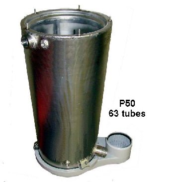 Intercambiador P50 + bandeja condensados PP