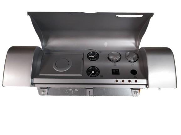 FRENTE ELECTRICO COMPLETO DOMUSA MCF DX 2001 PLATA  MCF DX analogico plata, cableado completo (Antig. RELEMCX003)