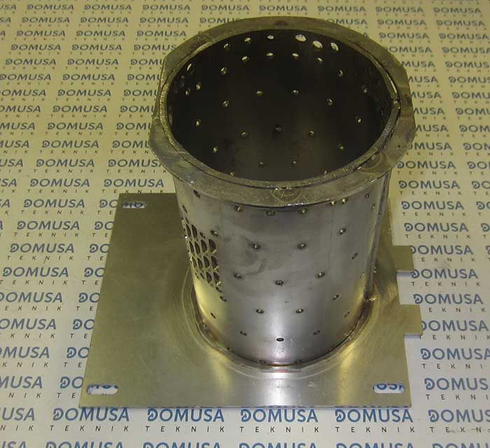 Camara combustion Domusa Bioclass NG10/16 quemador (165mm x 100mm ø)(SCON000495)