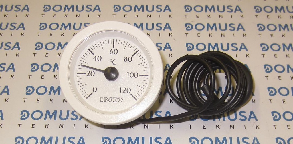 Termometro Domusa (ø52-0/120º-1000mm) blanco