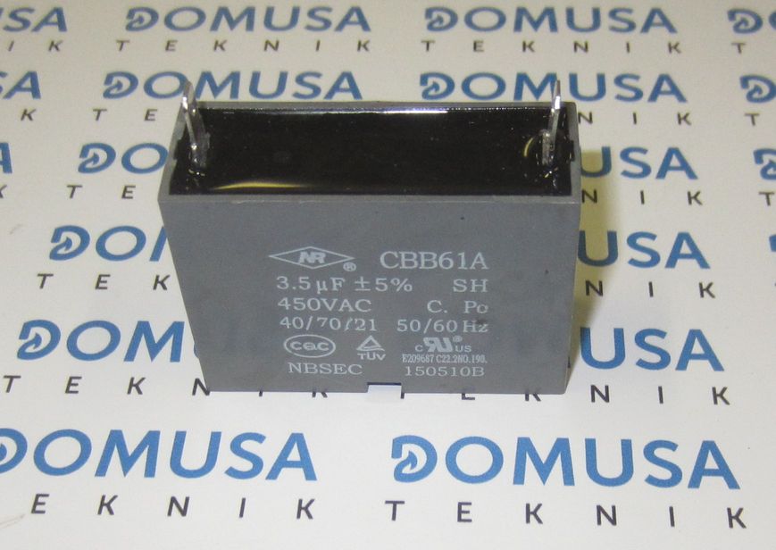 Condensador 03.5UF Domusa Bioclass NG 43 ventilador