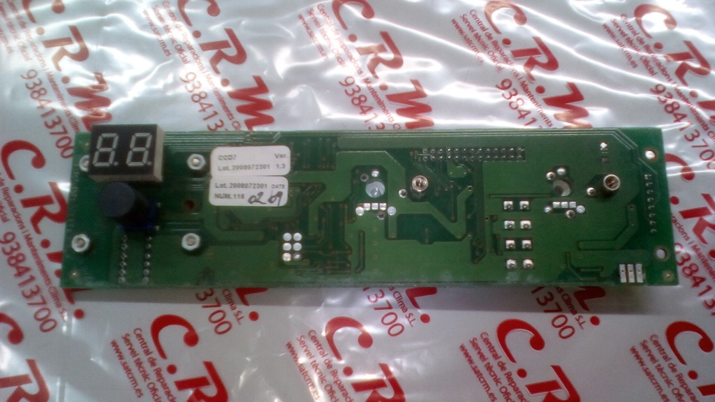 Placa electronica Domusa Domo Solar display (v.1.0) – CELC000271