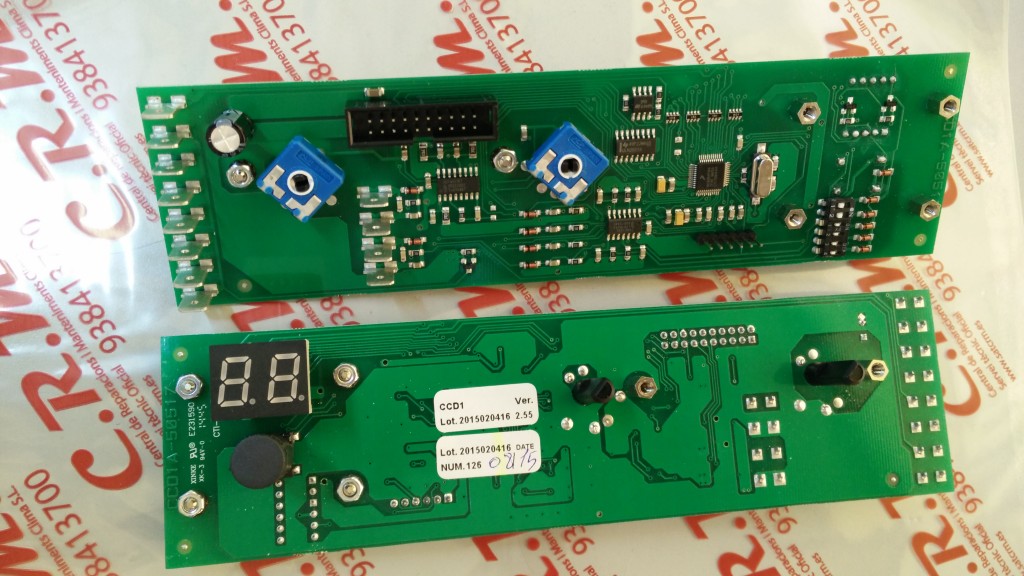 Placa electronica Domusa Sirena - MCF display (v.2.5)