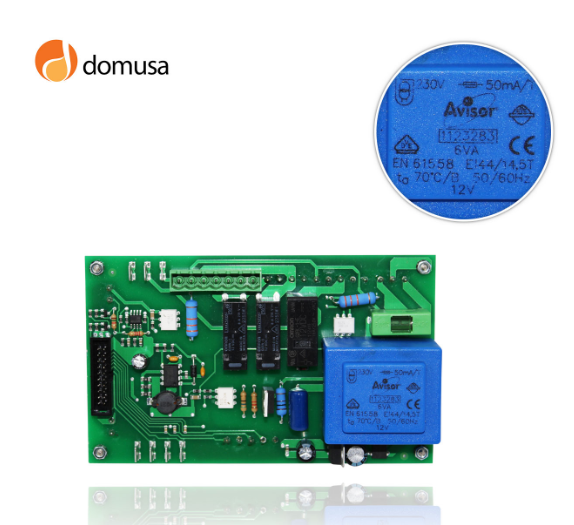 Placa electronica Domusa Sirena - MCF - Evolution (v.2.5) 1 termostato alimentacion – CELC000216
