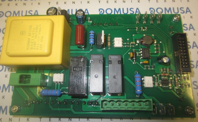 Placa electronica Domusa Sirena - MCF - Evolution (v.2.5) 1 termostato alimentacion – CELC000216
