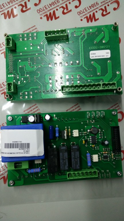 Placa electronica Domusa Sirena - MCF - Evolution (v.2.5) 1 termostato alimentacion