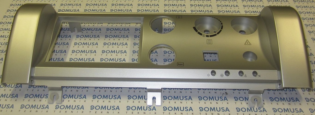 Portamandos Domusa Sirena Mix Duo plata analogico