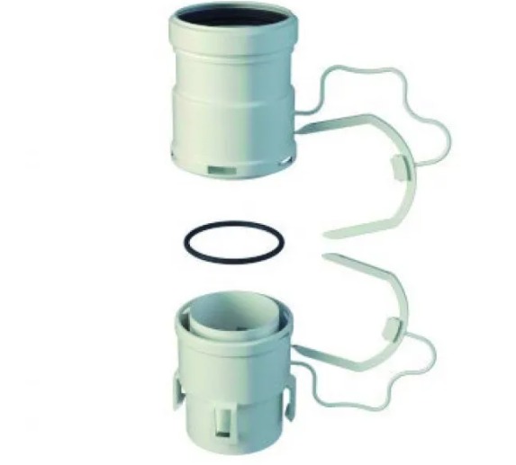 CONJUNTO UNIONES M-H 80 POLIPROPILENO CHIMENEA SALIDA DE HUMOS FLEXIBLE 8UNIONFLEX5 – 0231008043