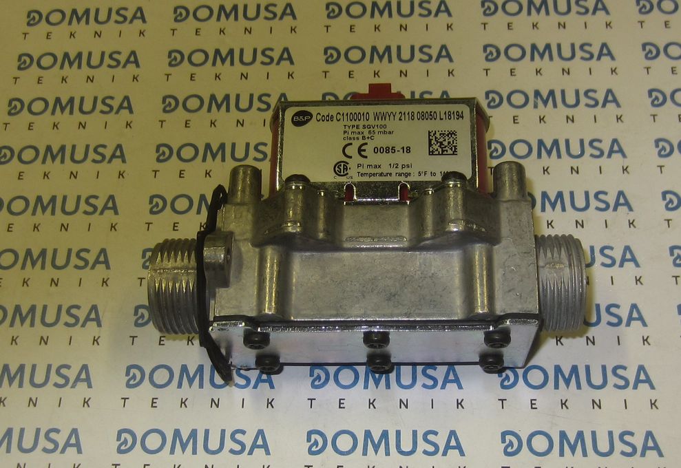 Valvula gas Domusa Evoltop NG 24 (Bertelli type SGV100 code C1100010)