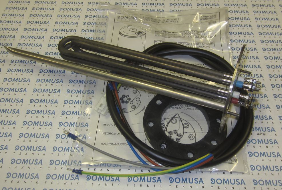 Resistencia termo Domusa Hydrinox 150S - 200S suelo con mazo 2250W (CRES000030 - CRES000037) – RCON000024