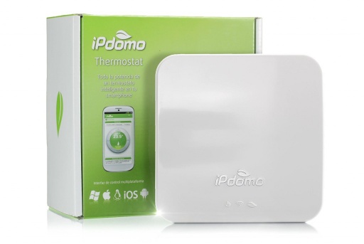 [CO41300] TERMOSTATO WIFI A PILAS Mod. IPdomo TERMOSTATO