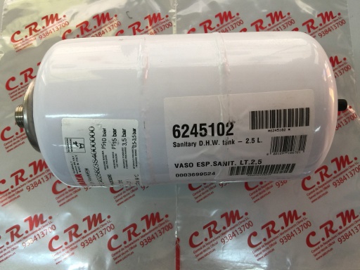 [6245102] Vaso expansion ACS Sime Format 30/60 BF (2,5L-1/2-ø130x270mm) – 6245102