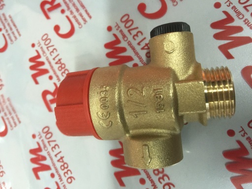 [6042201] VALVULA DE SEGURIDAD 1/2 ROSCA MACHO - 3 bar – 6042201