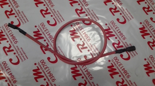 [CQI3315036] Cable transformador electrodos quemador gasoil Tifell TFV4 4mm. long. 430mm conectores 4-6mm