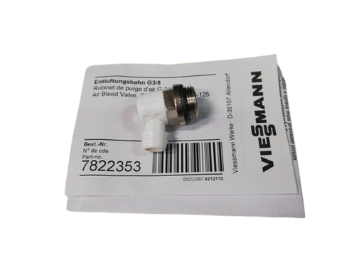 [7822353] Purgador Manual Viessmann Vitodens 100-W De 3/8M Llave Vaciado – 7822353