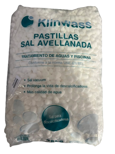 [2150080000] Saco de sal para descalcificador 25 KG Klinwass avellanada – 2150080000