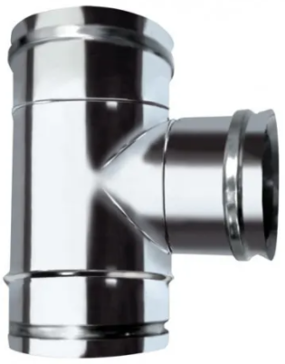 [L31604EXT69SBF08] Te Simple 90° Hembra Corta. Dn 80 Aisi 316L Ba Sp.0,4 Mm – L31604EXT69SBF08