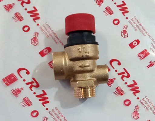 [50536] Valvula seguridad 3bar 1/2 M - 1/4 H (C/T-PS)