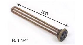 [TEIC-119] Resistencia electrica termo 1200w roscada 1 1/4 con soporte anodo M6 RR1200W – TEIC-119