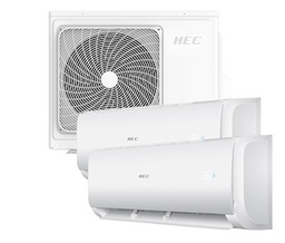 [HEC2U18TF1] Aire Acondicionado CONJUNTOS MULTI-SPLIT PARED INVERTER 2x1 HAIER HEC HEC2U18TF1-OUT - R32 | Modelo 2x1  | Refrigeración (kW) 3,5+2,6 | Calefacción (kW) 3,6+2,8