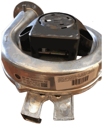 [74397] Ventilador Intergas HR28/24 - HR36/30 - HRE24/18 - HRE28/24 - HRE36/30 - Prestige con tunel 24v. – 74397