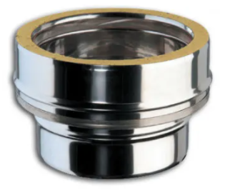 [EXRCIDP15] Adaptador caldera aislado de simple a doble diámetro ø 150/200 – EXRCIDP15