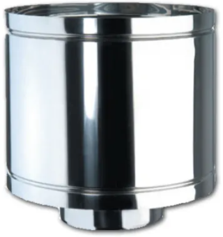 [L316EXTAPSS15] Terminal antitormenta inoxidable 316L pared simple diámetro ø 150 – L316EXTAPSS15