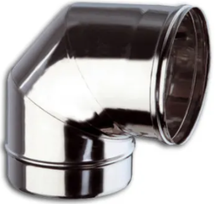 [L31604EXGA90X18] Codo 90º inoxidable 316L pared simple diámetro ø 180 – L31604EXGA90X18